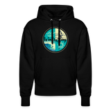 Unisex Relaxed Fit Bio-Hoodie -ocean- - Schwarz