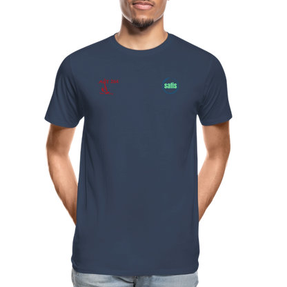 Männer Premium Bio T-Shirt -aut264- - Navy