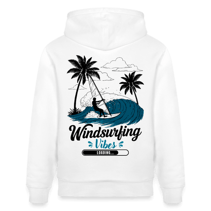Windsurfer geschenk Hoodie CRUISER  -Vibes loading- - Weiß