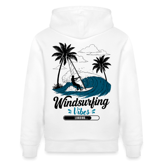 Windsurfer geschenk Hoodie CRUISER  -Vibes loading- - Weiß