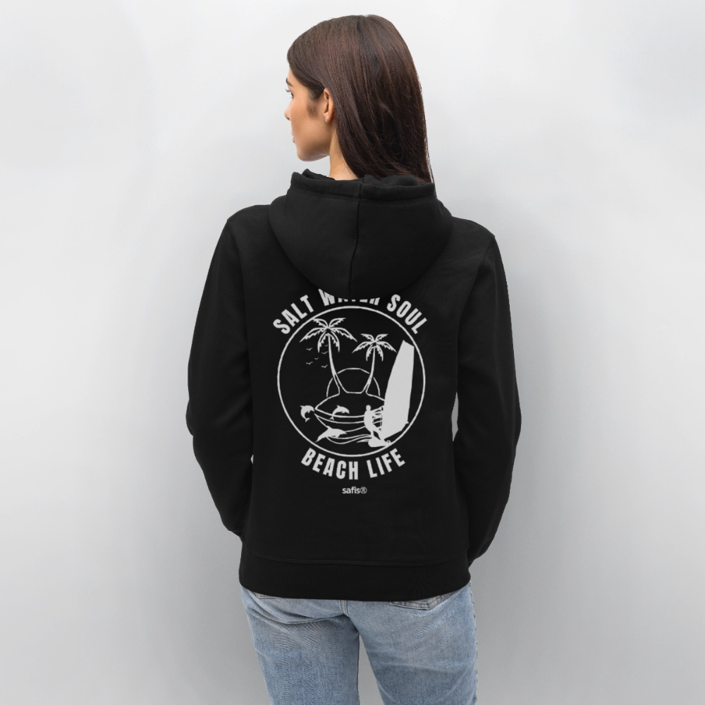 Unisex Bio-Hoodie DRUMMER -salt water soul- - Schwarz