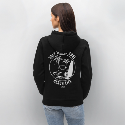Unisex Bio-Hoodie DRUMMER -salt water soul- - Schwarz