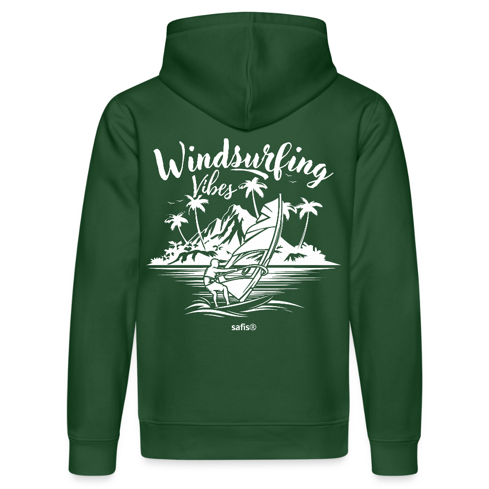 Unisex Bio-Hoodie DRUMMER -Windsurfing Vibes- - Flaschengrün
