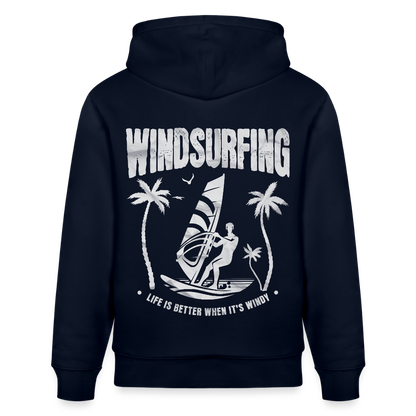 Unisex Bio-Hoodie CRUISER -better life- - Navy