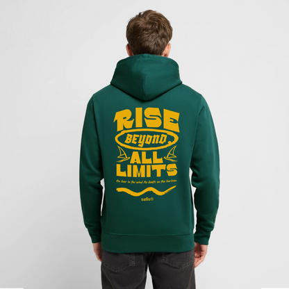 -rise all limits- Unisex Bio-Hoodie CRUISER - Forest