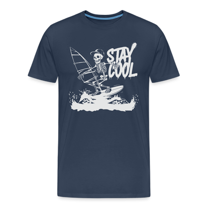 Männer Premium Bio T-Shirt -stay cool- - Navy