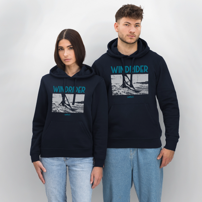 -Windrider- Unisex Bio-Hoodie DRUMMER - French Navy