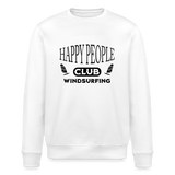 Unisex Bio-Sweatshirt ROLLER -happy people- - Weiß