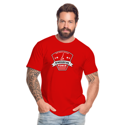 Männer Premium Bio T-Shirt -power- - Rot