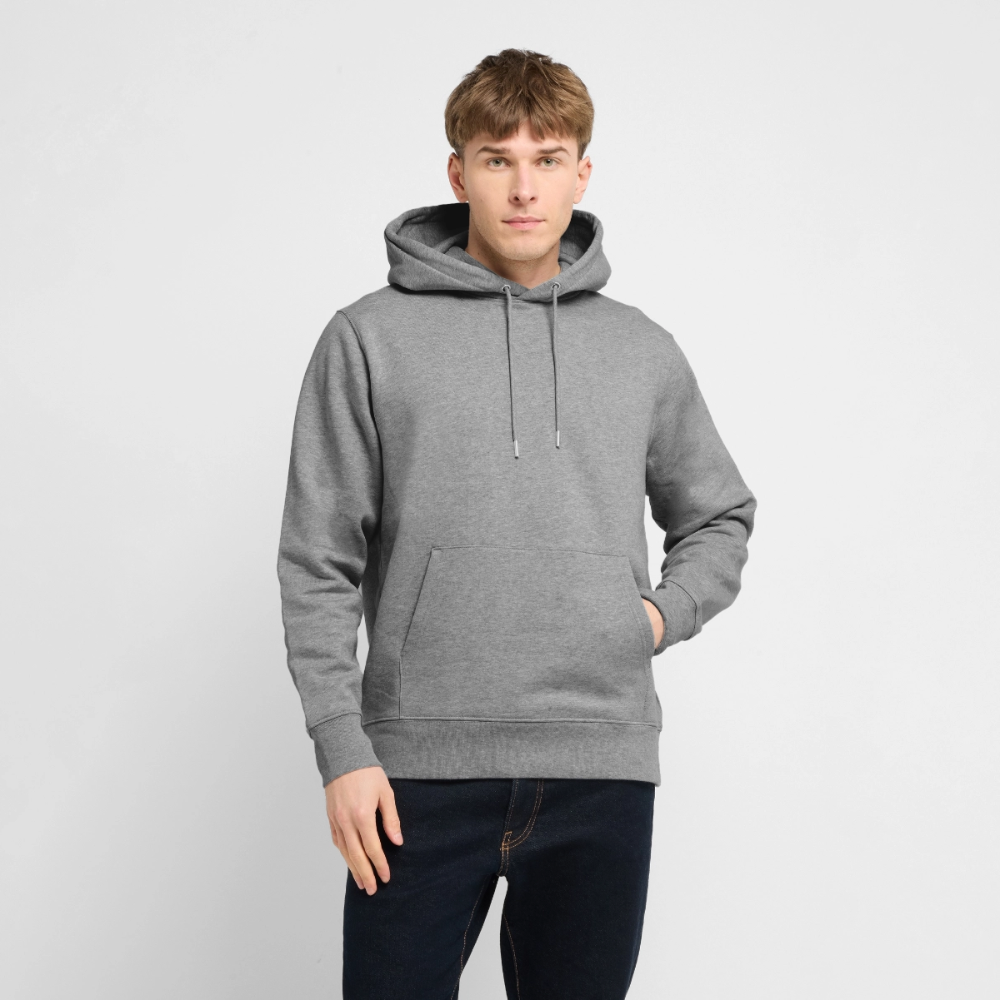 Unisex Bio-Hoodie CRUISER -my passion my life- - Hellgrau marmoriert