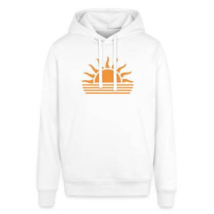 Unisex Bio-Hoodie -sunset- - Weiß