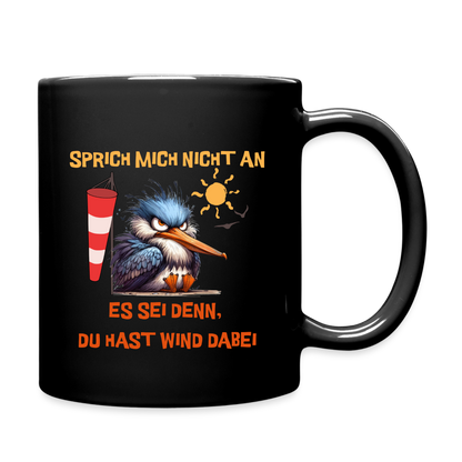 Tasse -sprich mich nicht an- - Schwarz