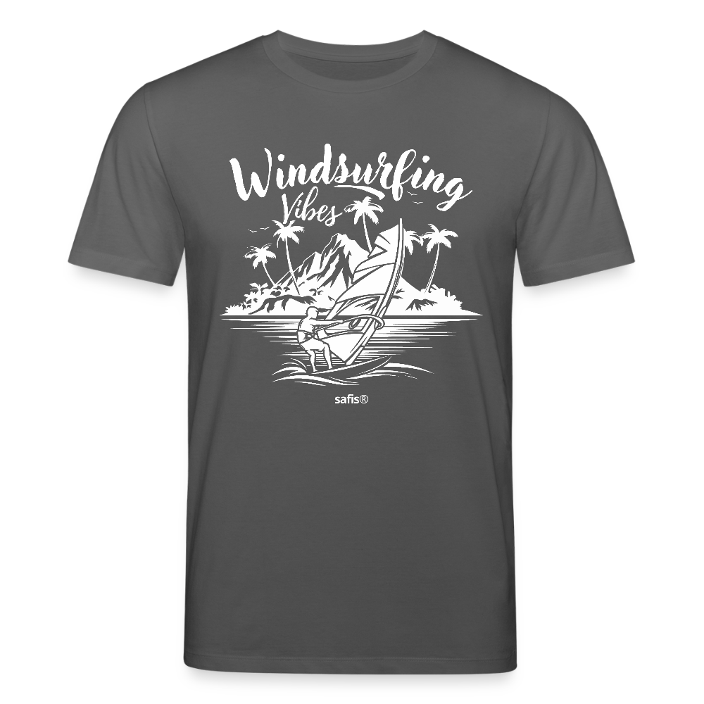 Unisex Bio-T-Shirt CREATOR -Windsurfing Vibes- - Anthrazit