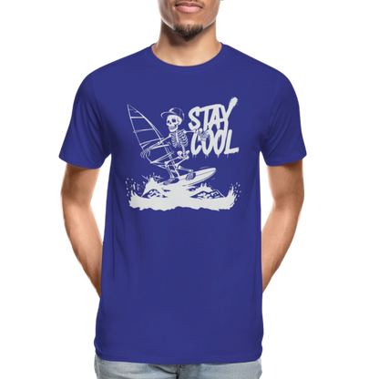 Männer Premium Bio T-Shirt -stay cool- - Königsblau