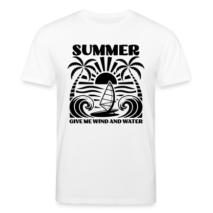 Unisex Bio-T-Shirt CREATOR -give me wind and water- - Weiß