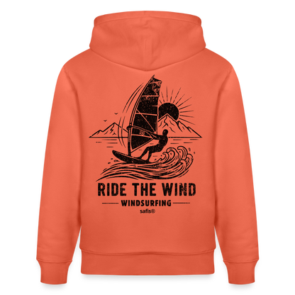 Unisex Bio-Hoodie CRUISER -ride the wind- - Hellrot