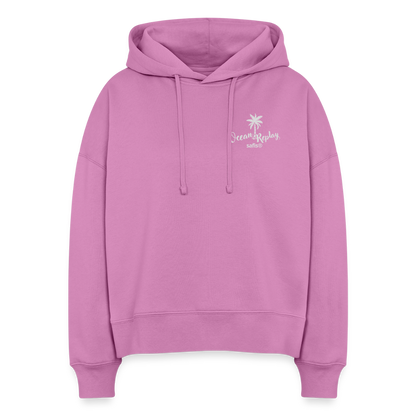 safis® Windsurfer  Frauen Bio Hoodie Nora -ocean replay- - Pink