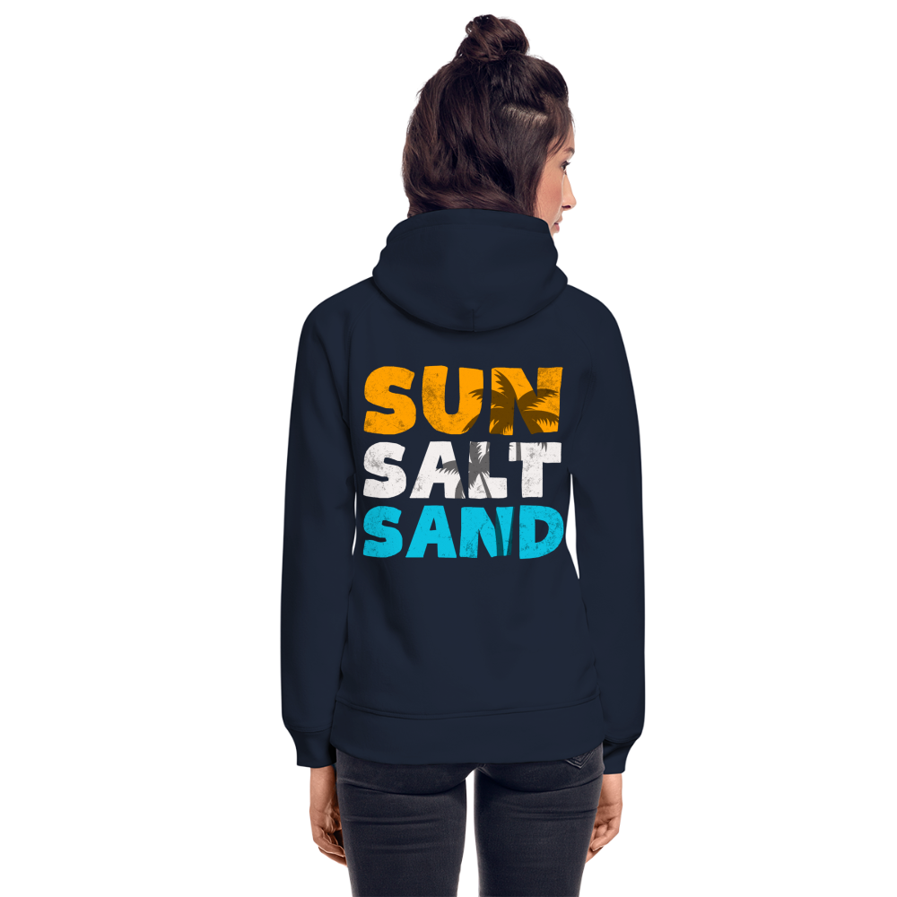 Unisex Bio-Hoodie -sun salt sand- - Navy