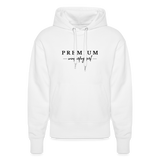 Unisex Relaxed Fit Bio-Hoodie -premium- - Weiß