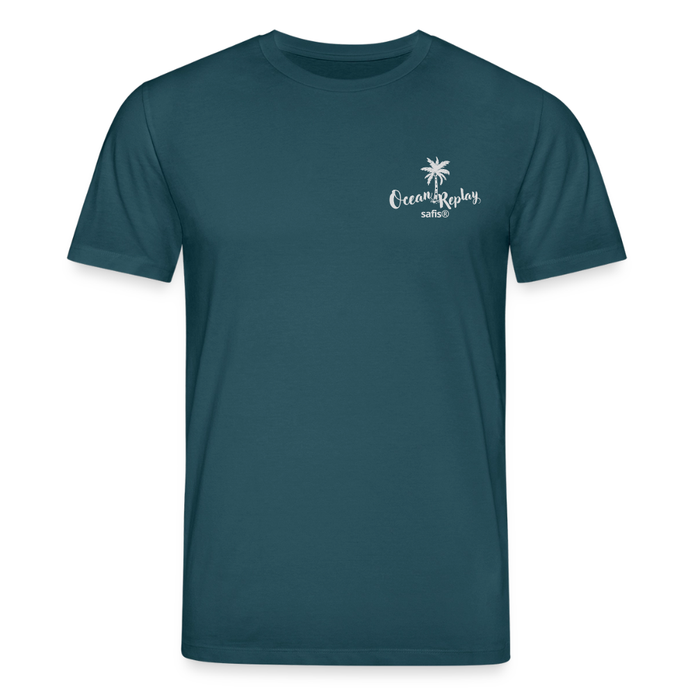 safis® Windsurf Bio-T-Shirt Creator -Ocean replay- - Dunkles Petrol