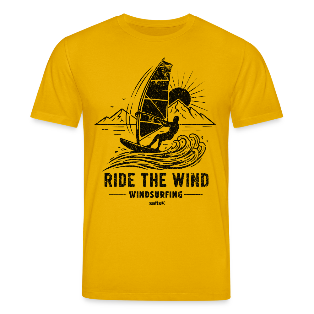 Unisex Bio-T-Shirt CREATOR -ride the wind- - Spektralgelb