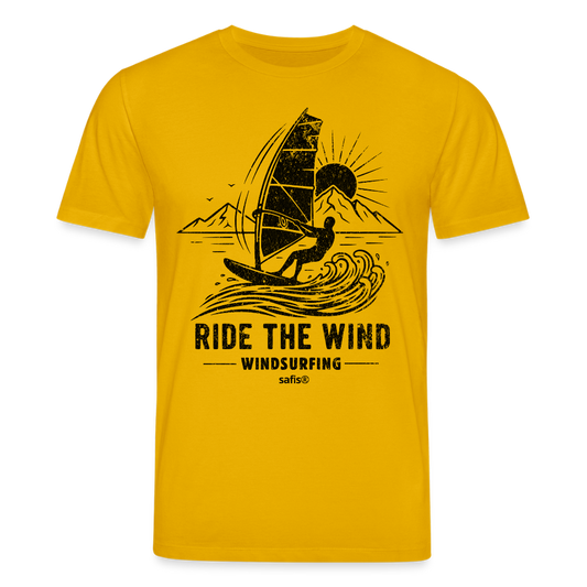 Unisex Bio-T-Shirt CREATOR -ride the wind- - Spektralgelb