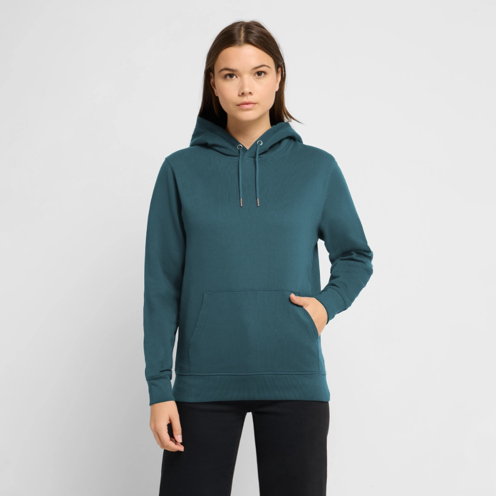 Unisex Bio-Hoodie CRUISER -salt water soul- - Dunkles Petrol