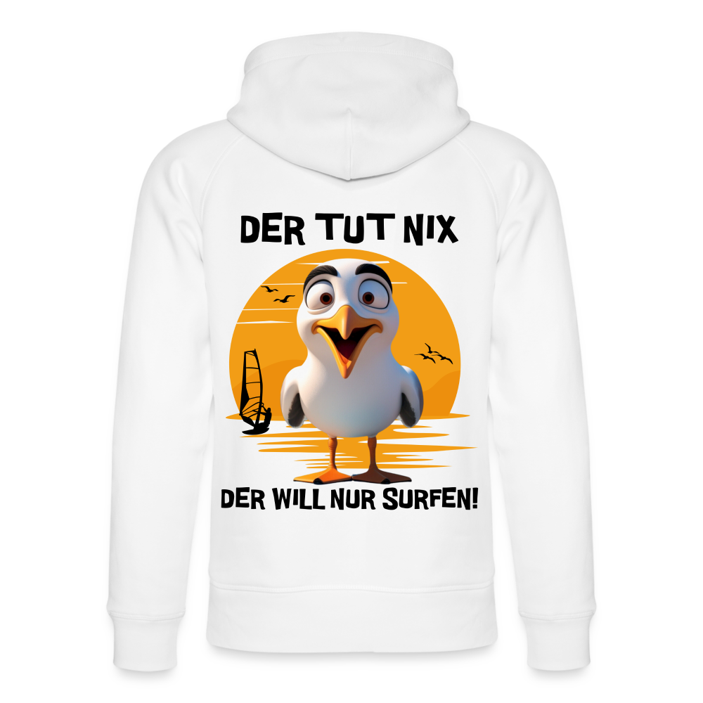 Unisex Bio-Hoodie -der tut nix- - Weiß