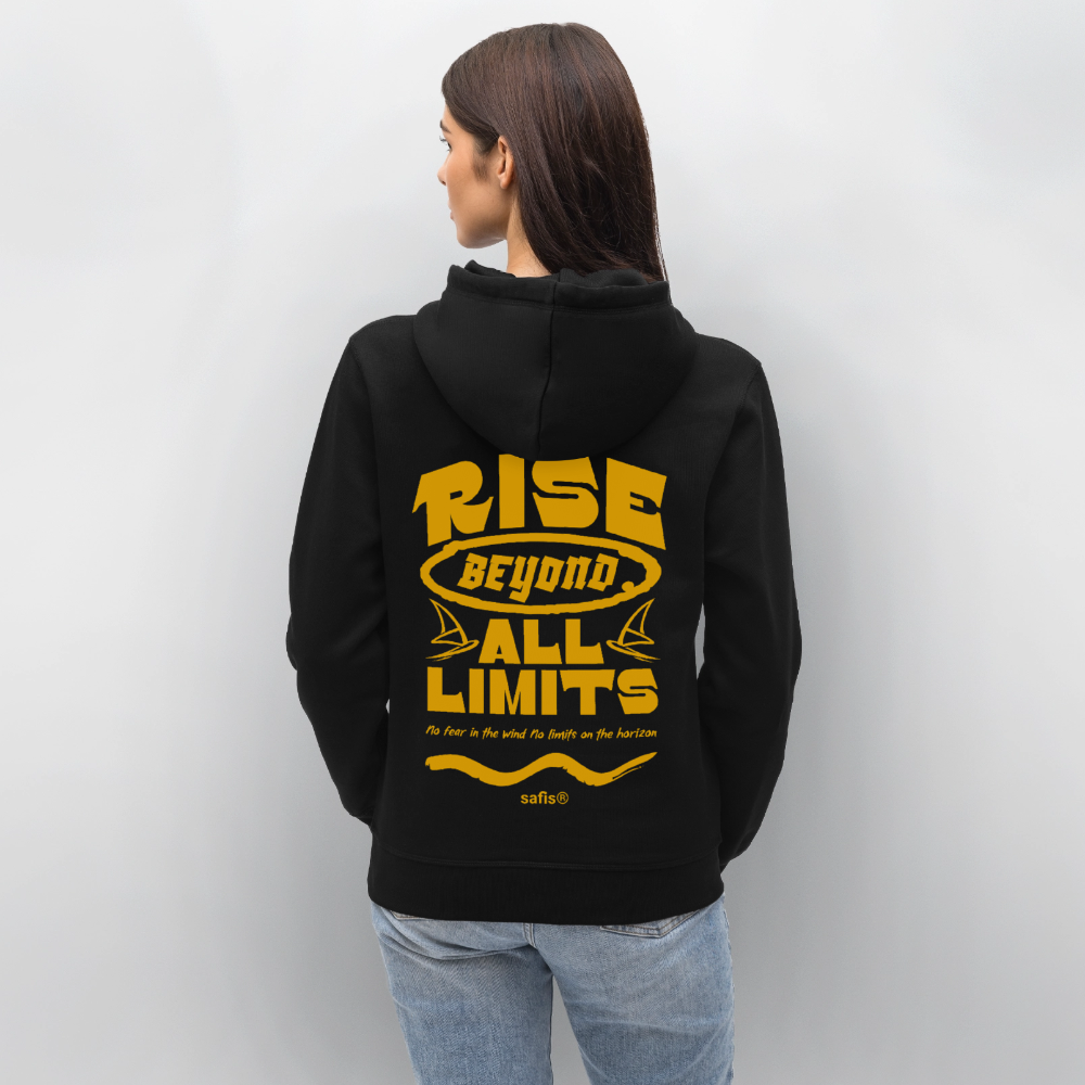-rise all limits- Unisex Bio-Hoodie DRUMMER - Schwarz