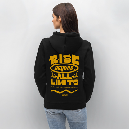 -rise all limits- Unisex Bio-Hoodie DRUMMER - Schwarz