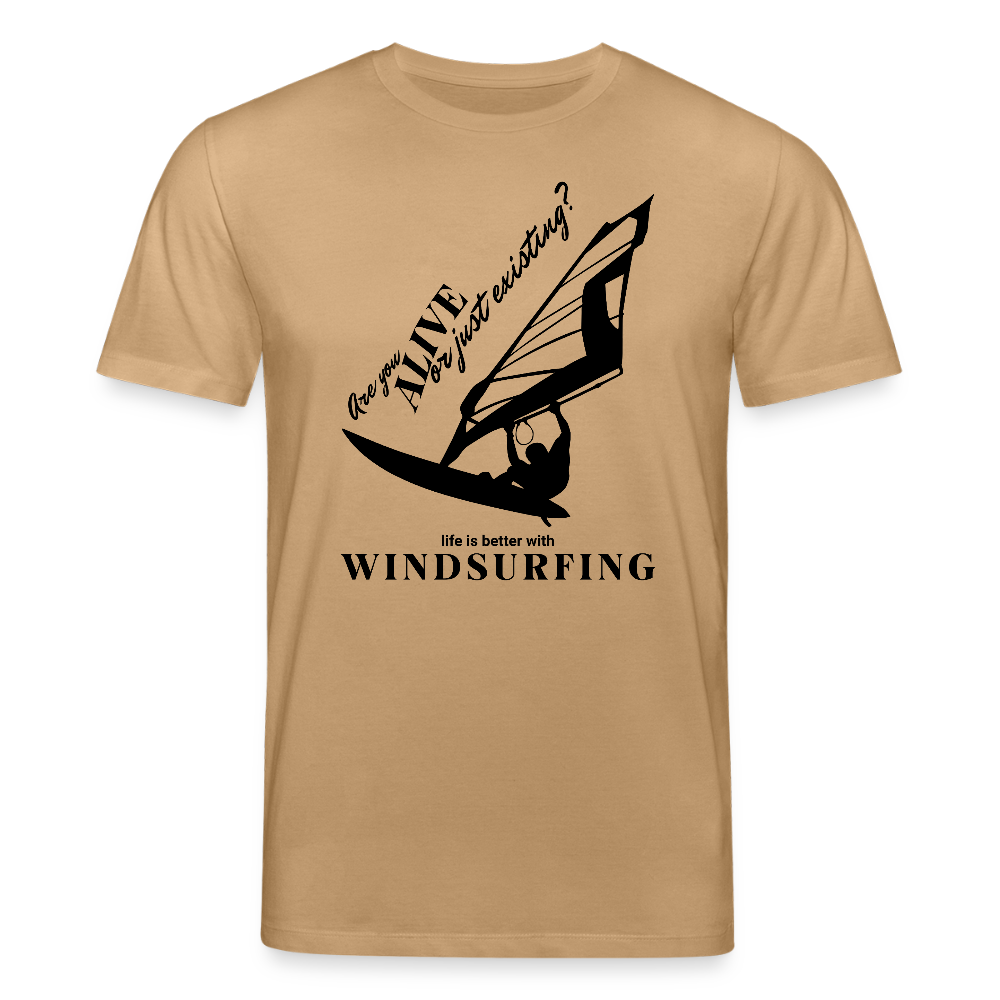 T Shirt Windsurf Bio CREATOR -are you alive- - Karamell 