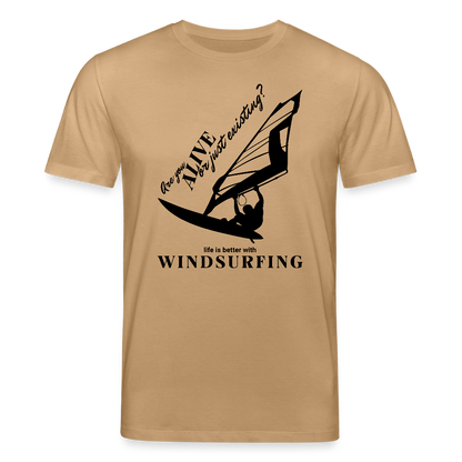 T Shirt Windsurf Bio CREATOR -are you alive- - Karamell 