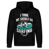 safis® Windsurf Hoodie DRUMMER  -surfing- - Schwarz