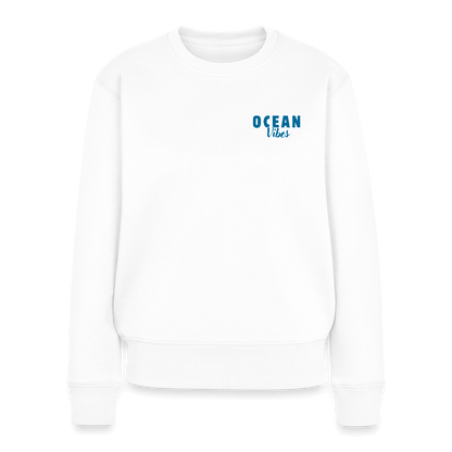 Frauen Premium Pullover -happiest- - Weiß