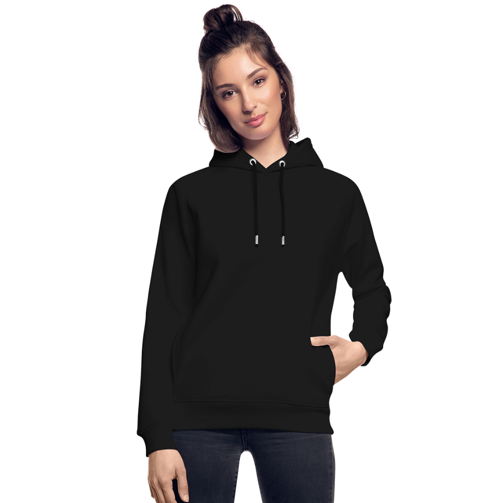 Unisex Bio-Hoodie -bla bla bla- - Schwarz