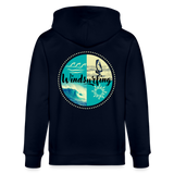 Unisex Bio-Kapuzenjacke -ocean- - Navy