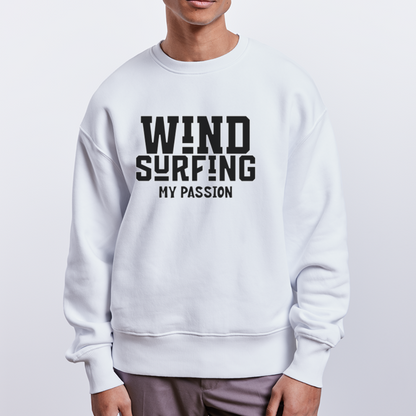 Unisex Oversize Bio Pullover -my passion- - Weiß