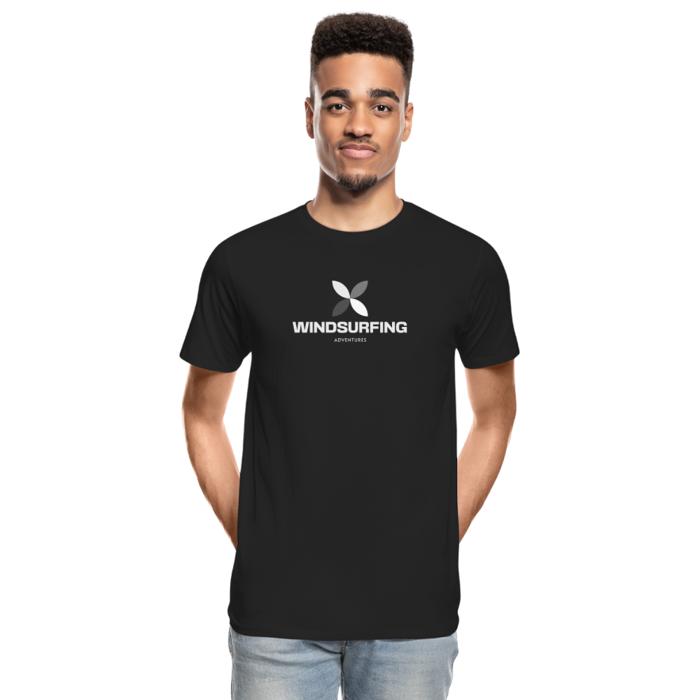 Männer Premium Bio T-Shirt -adventures- - Schwarz