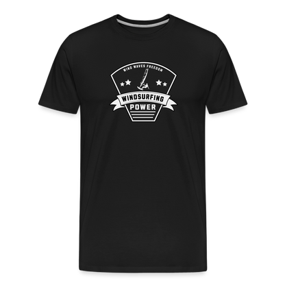 Männer Premium Bio T-Shirt -power- - Schwarz