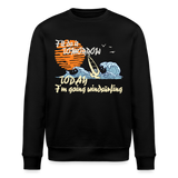 Unisex Bio-Sweatshirt ROLLER -tomorrow- - Schwarz
