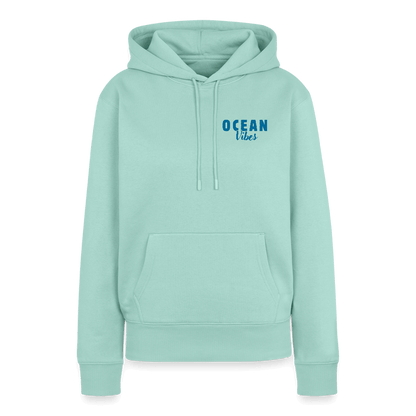Frauen Windsurf Hoodie -happiest- - Mint 
