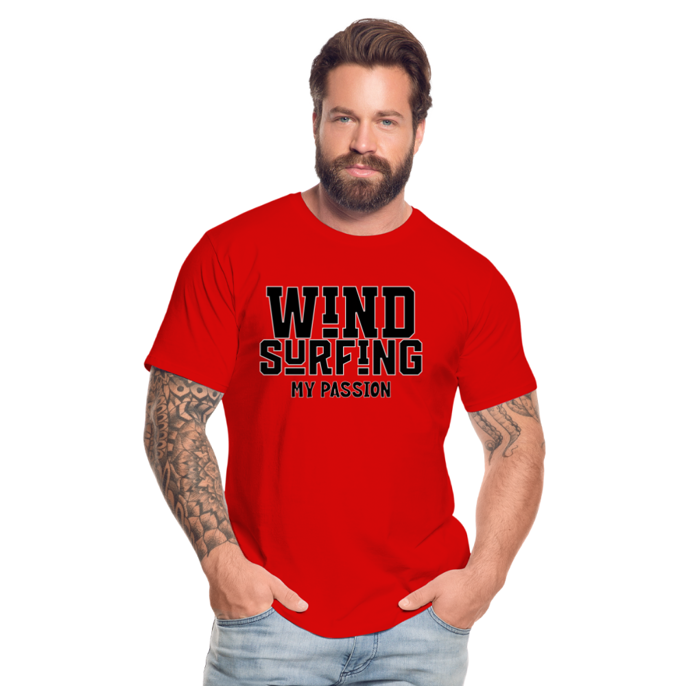 Männer Premium Bio T-Shirt -my passion- - Rot