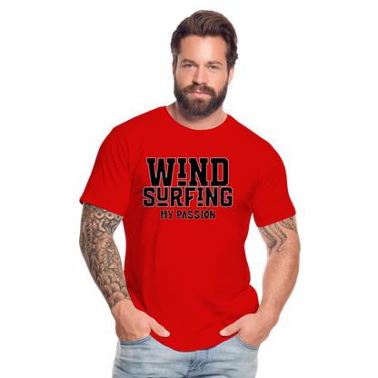 Männer Premium Bio T-Shirt -my passion- - Rot