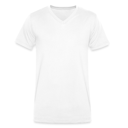 Männer Bio-T-Shirt mit V-Ausschnitt -better life- - Weiß