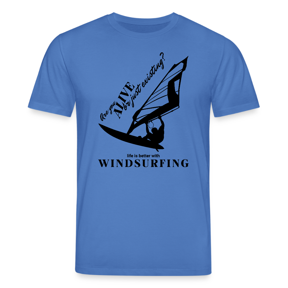 T Shirt Windsurf CREATOR -are you alive- - Achtsames Blau