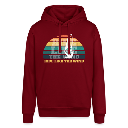 Unisex Bio-Hoodie von Stanley & Stella - Burgunderrot