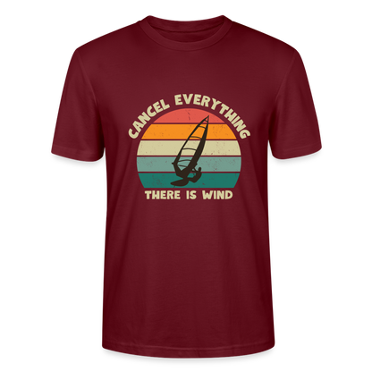 Unisex T-Shirt -cancel everything- - Burgunderrot