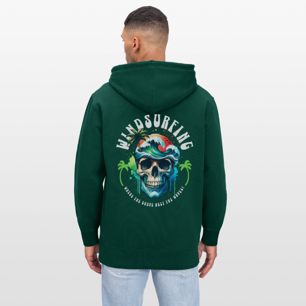 Unisex Bio-Hoodie CRUISER -be brave- - Forest