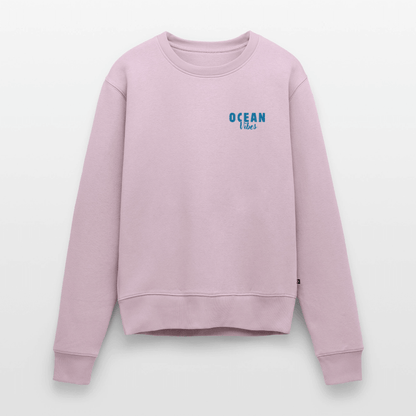 Frauen Premium Pullover -happiest- - Altrosa