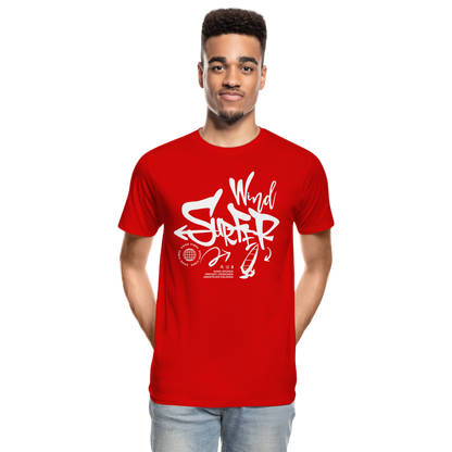 Männer Premium Bio T-Shirt -good vibes- - Rot